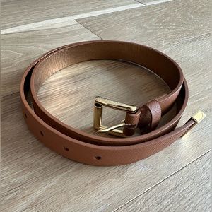 Michael Kors leather bel ts for women beige Large (fits size 6-10)